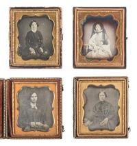 [EARLY PHOTOGRAPHY]. 30 sixth plate daguerreotypes of lovely ladies.