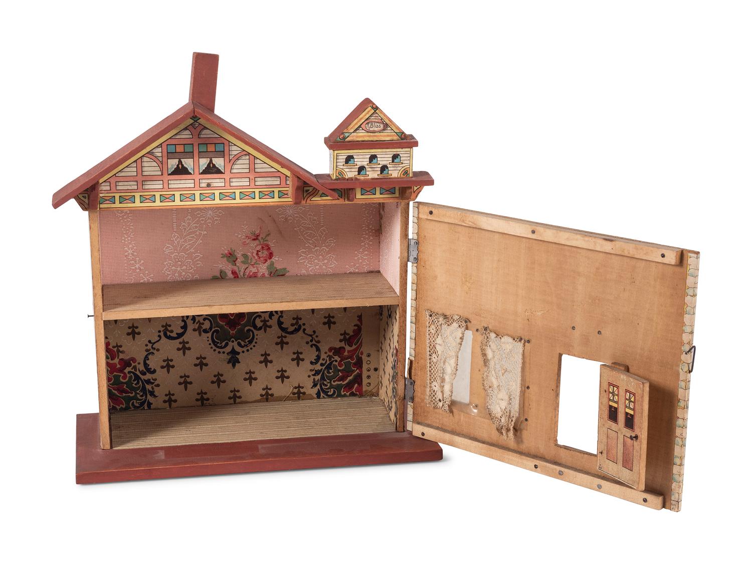 Three R. Bliss Manufacturing Dollhouses