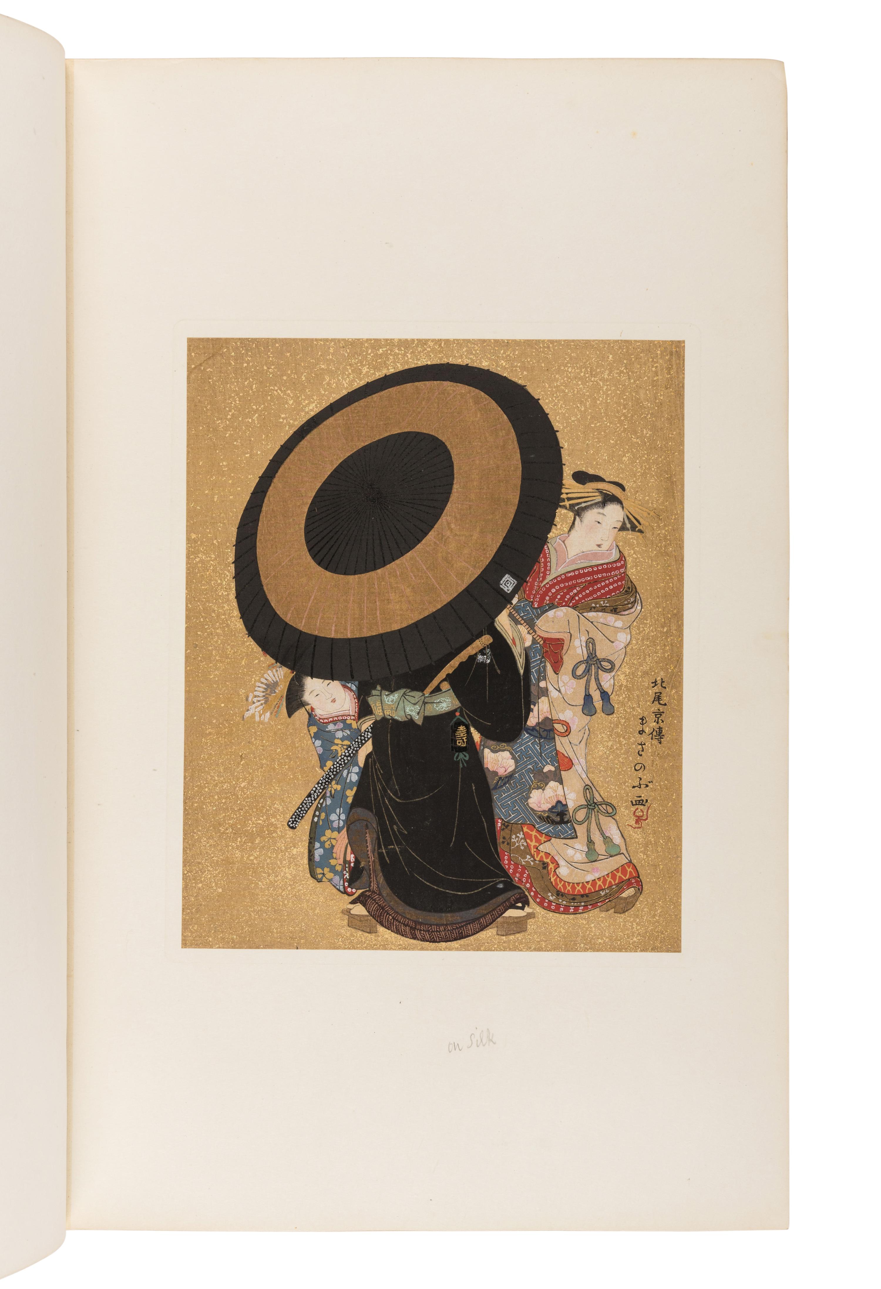TAJIMA, Shiichi (1869-1920). Masterpieces Selected from the Ukiyoye School . Tokyo: The Shimbi Shoin, 1906-1909.