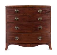 A Regency Style Mahogany Chest of Drawers