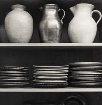 Lange's niche with crockery , 1960