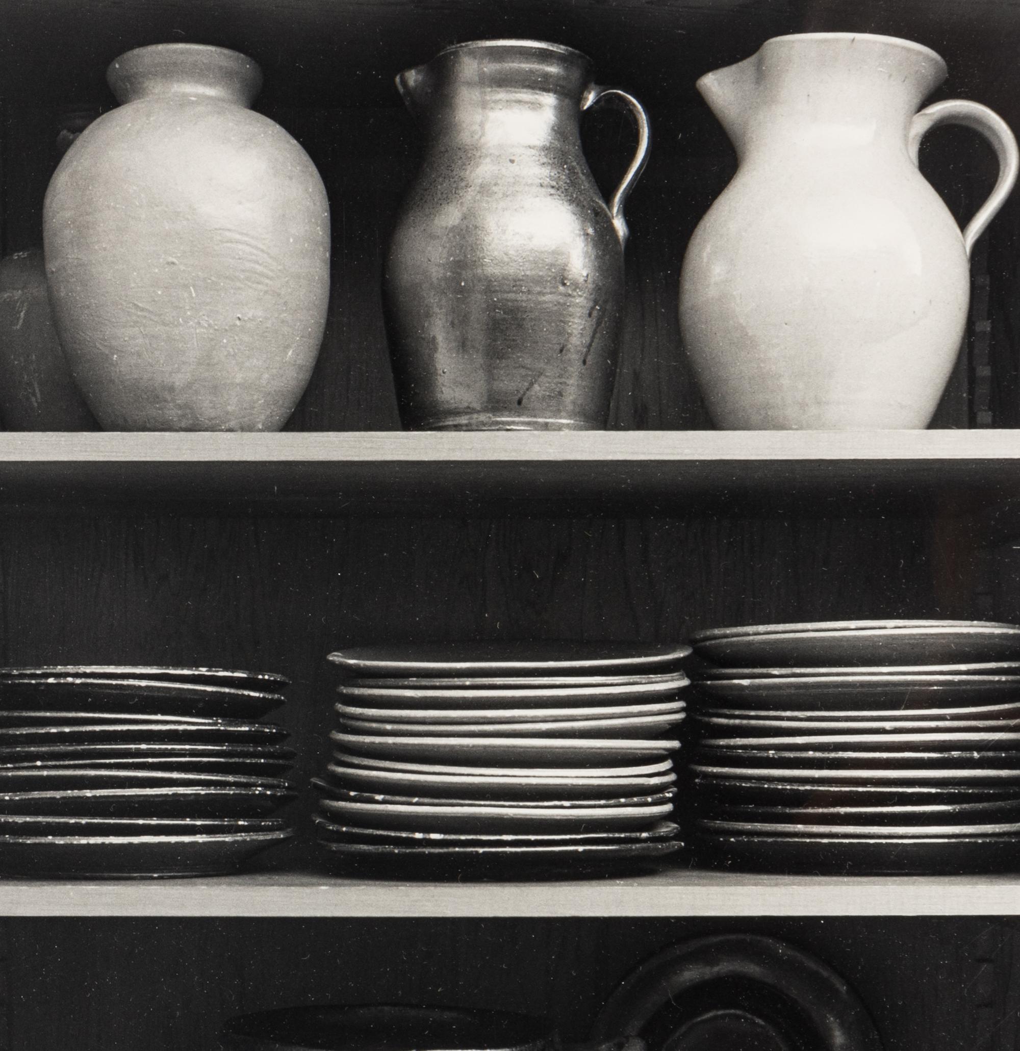 Lange's niche with crockery , 1960