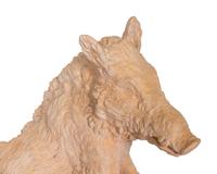 A Large Ceramic Boar Sculpture in the Manner of The Uffizi Porcellino