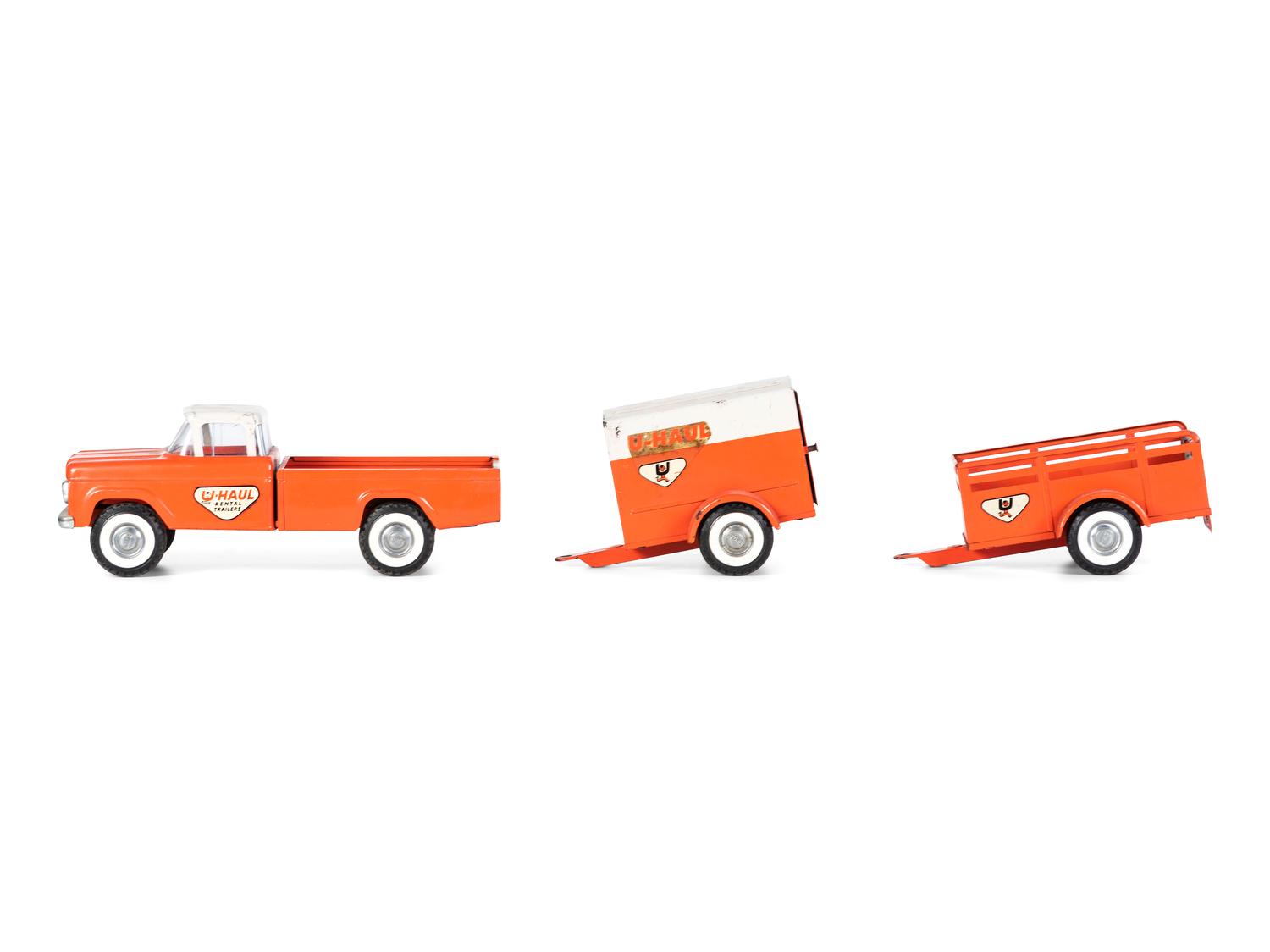 A Nylint 'U-Haul' Three Piece Toy Set
