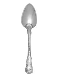 An Assembled Set of Twelve George III Silver Serving Spoons