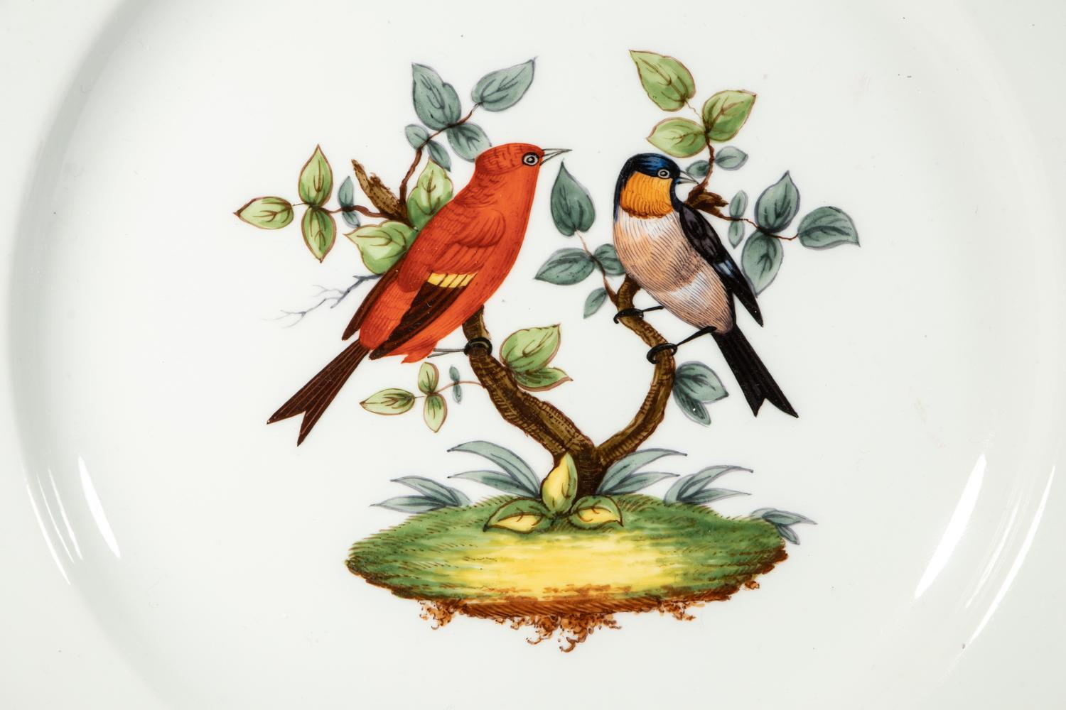 A Pair of Meissen Porcelain Plates