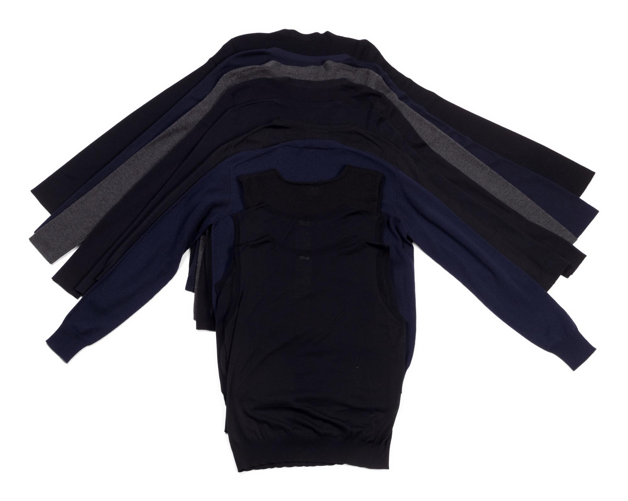 Ten Designer Knit Tops: Six Prada and Four Giorgio Armani