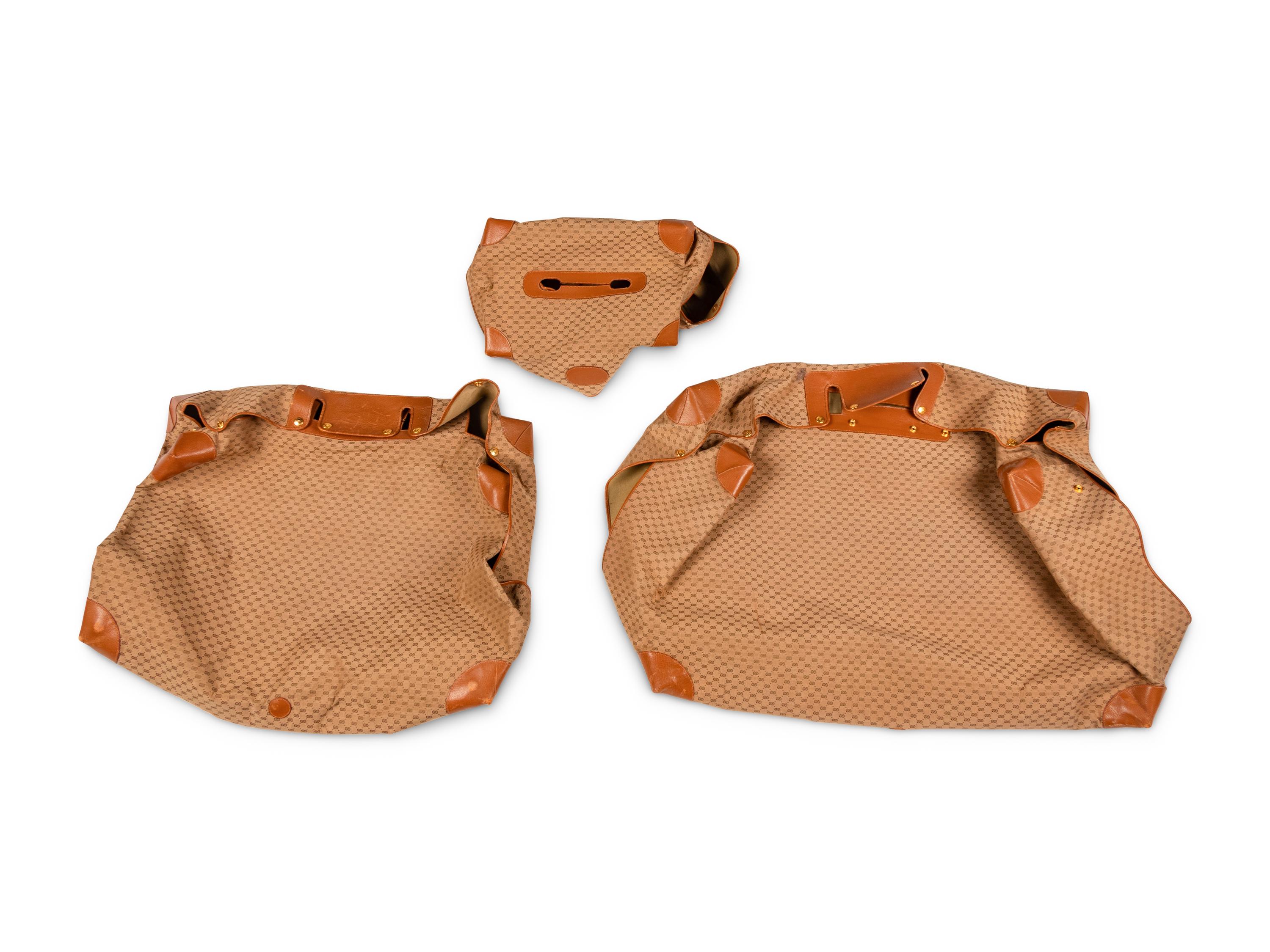 Gucci, Three Piece Leather Travel Set