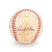 A 1978 Boston Red Sox Team Signed Autograph Baseball with 23 Signatures (Beckett Authentication Services Letter BAS Certified),
