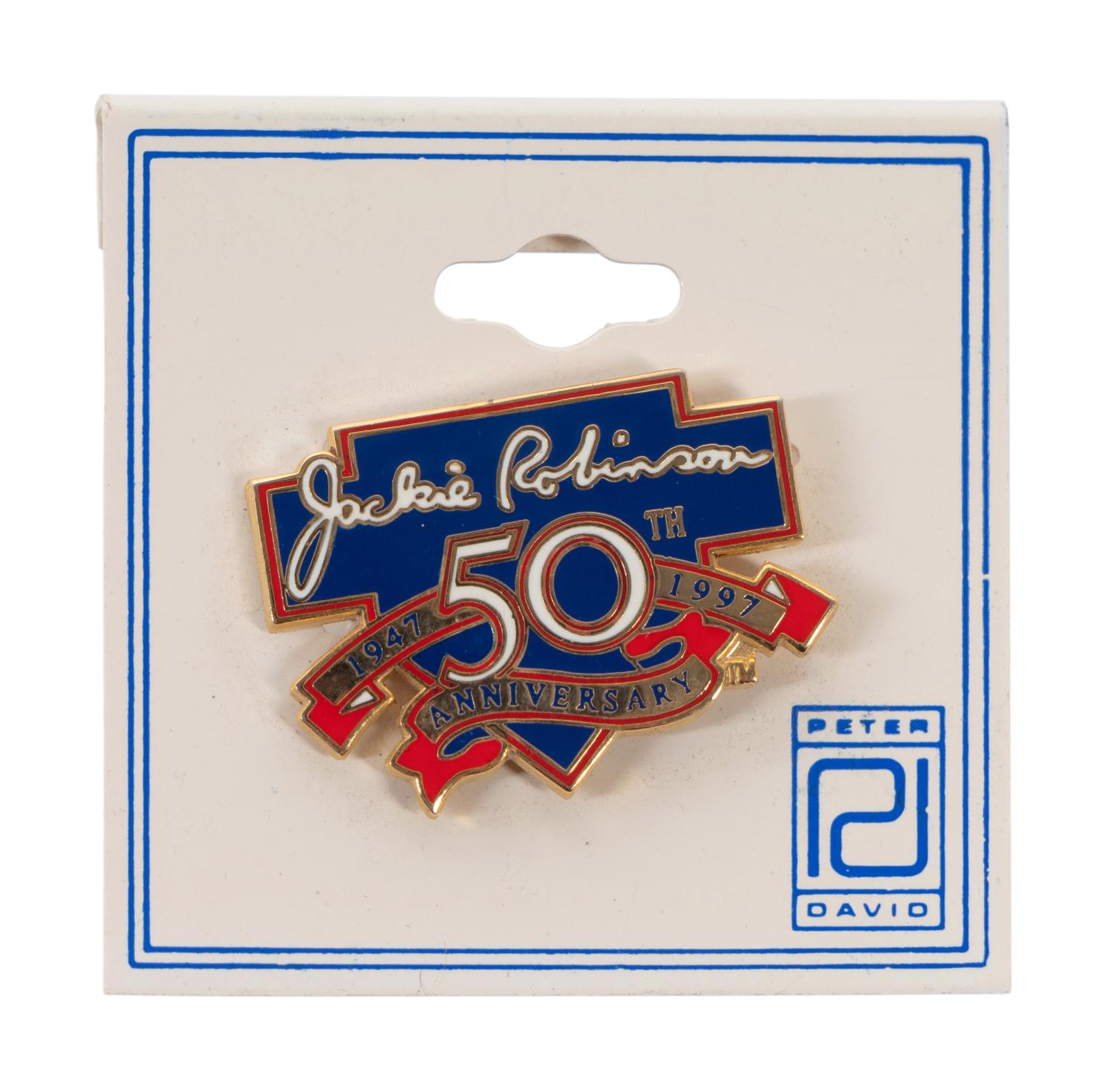A Group of Jackie Robinson Brooklyn Dodgers Items,