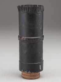 [CIVIL WAR]. Canister round and grapeshot cannonball.