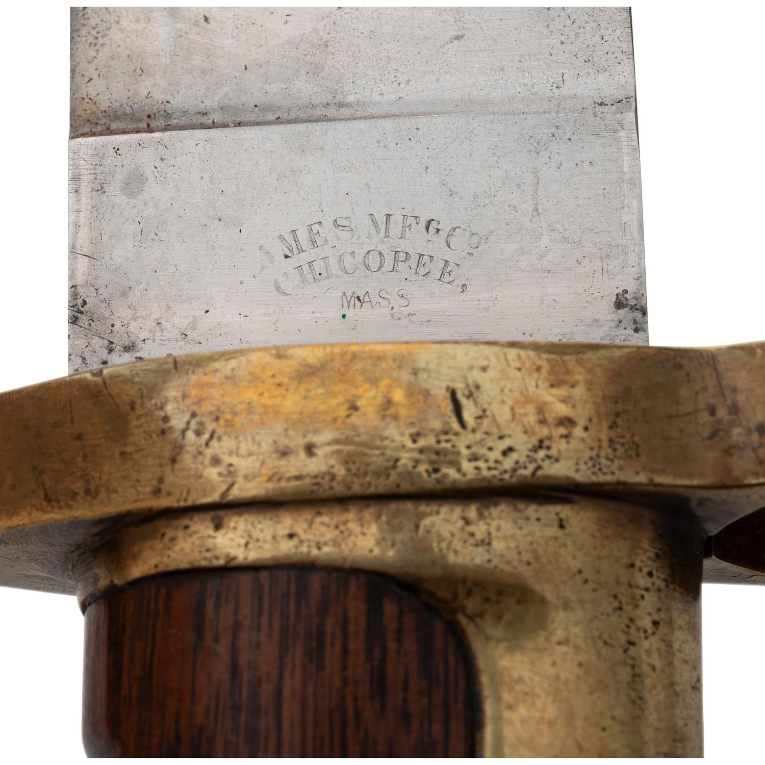 US Navy Model 1861 Dahlgren Bowie Knife Bayonet by Ames