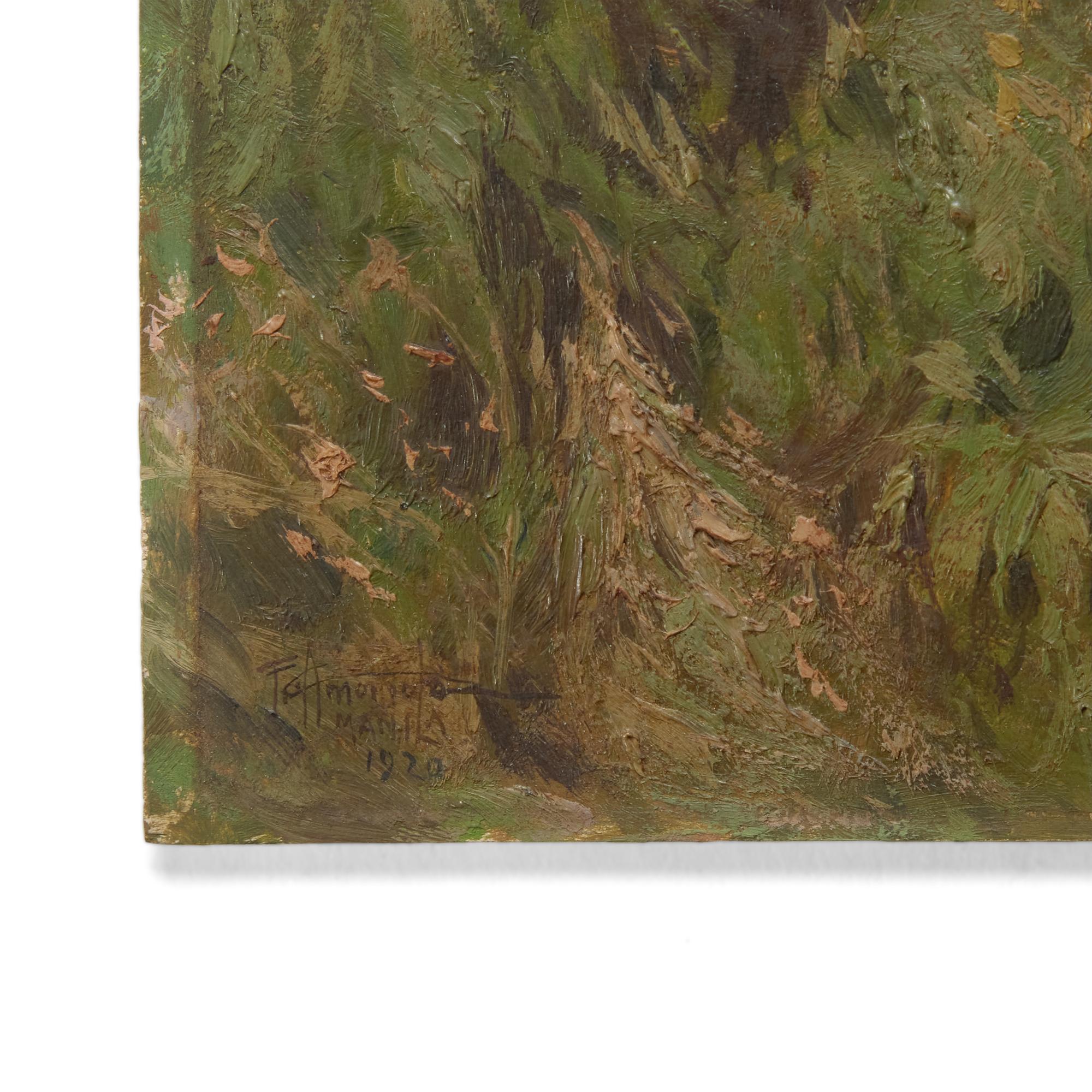 Fernando Amorsolo 阿莫索羅 (Filipino, 1892-1972) — Philippine Landscape , 1920