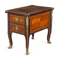 A Louis XV Style Gilt Bronze Mounted Kingwood Cabinet