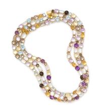 An 18 Karat Yellow Gold and Multi Gem "Shanghai" Necklace, Roberto Coin, 112.35 dwts.