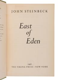 STEINBECK, John (1902-1968). East of Eden . New York: Viking Press, 1952.
