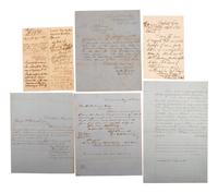 [CIVIL WAR]. Documents related to the surrender and occupation of Charleston, SC.