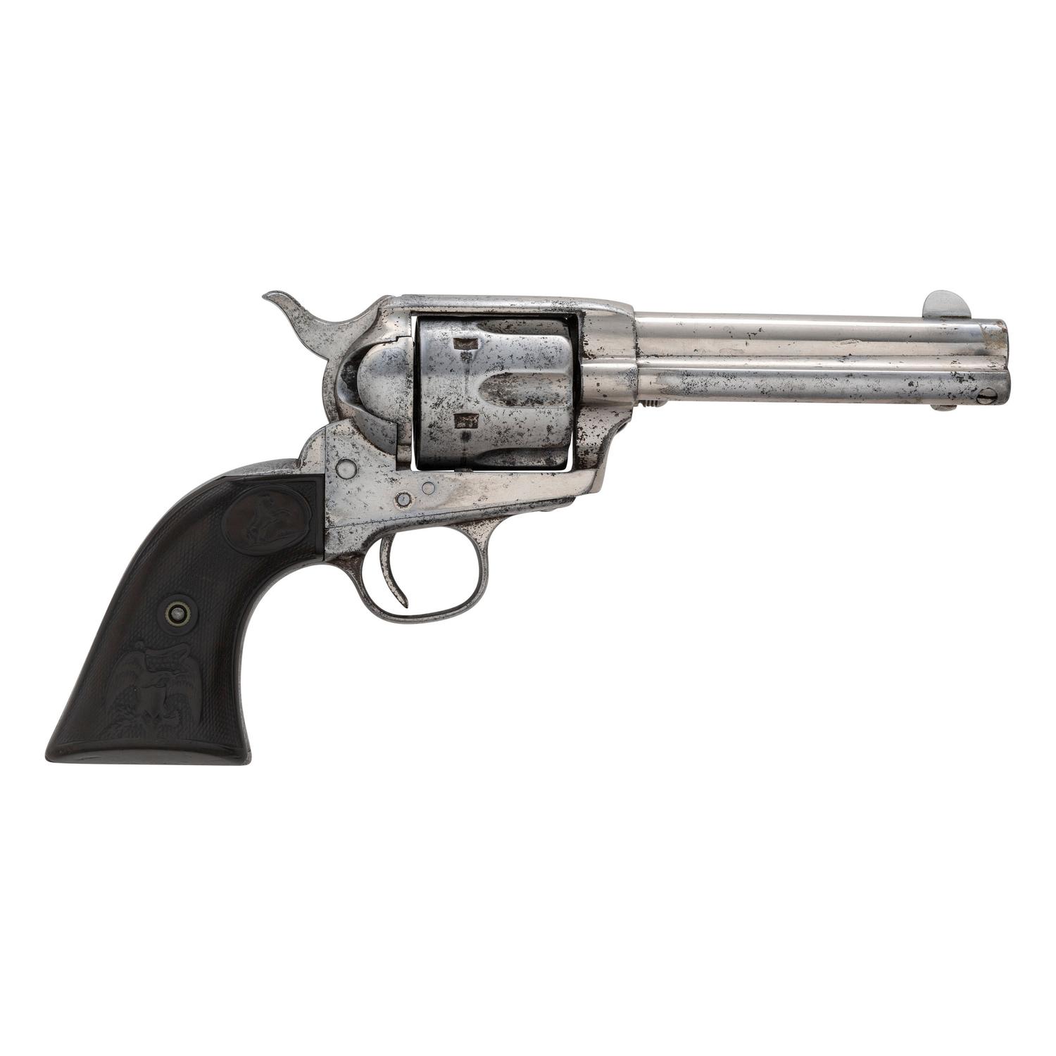 RAC Inspected Colt Single Action Army Revolver US Contract Overrun in .38-40 - Published in Multiple References