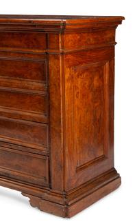 An Italian Walnut Bureau Chest