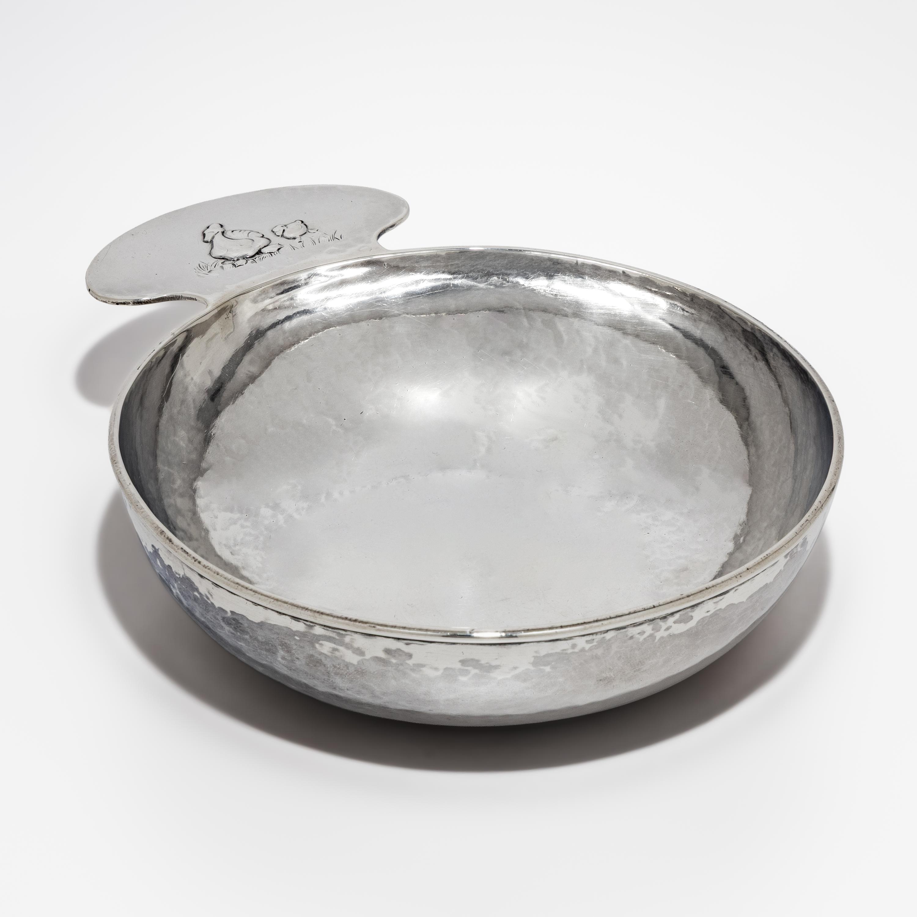 Kalo Shop, Chicago (Founded 1880) — Porringer with Duck motif