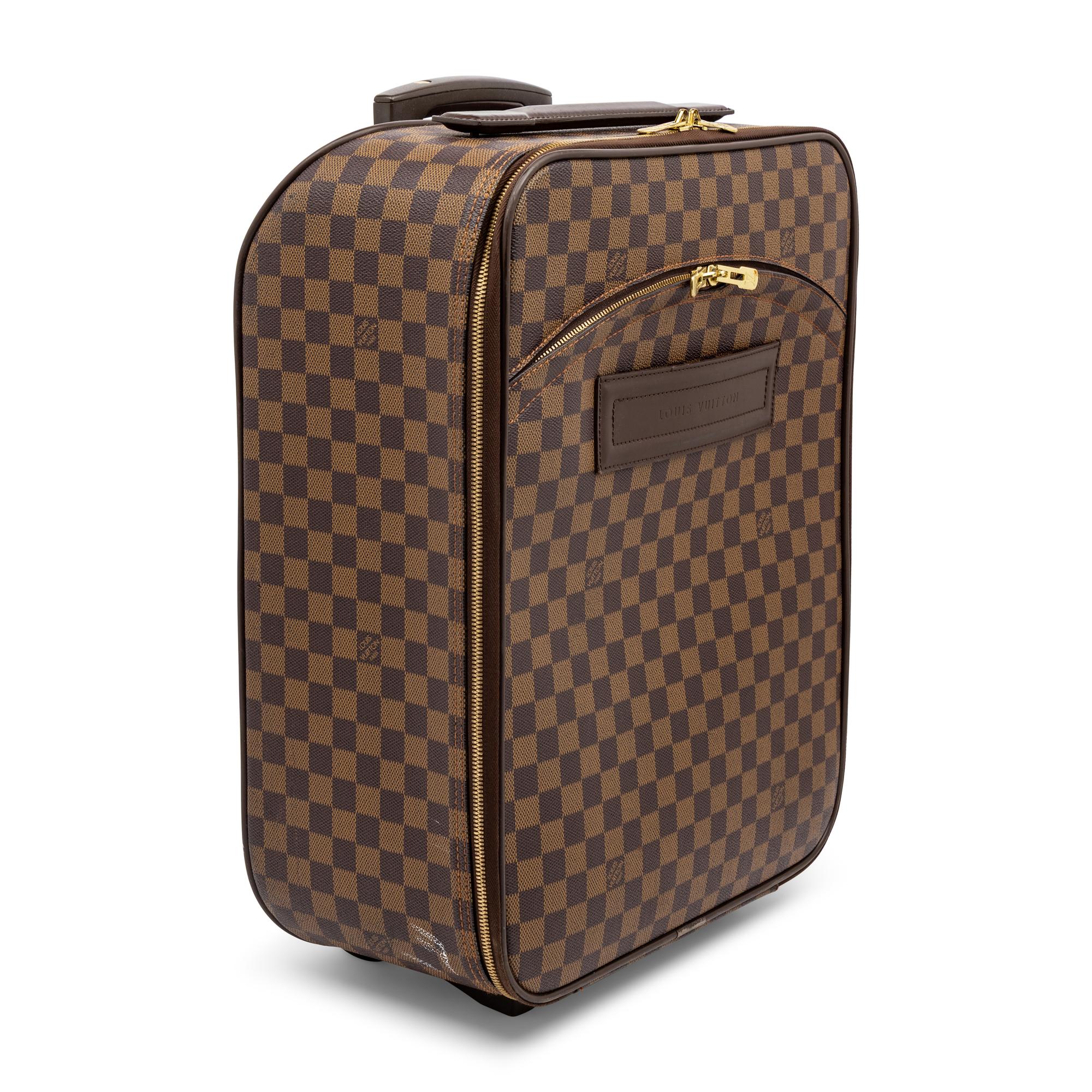 Louis Vuitton, Pegase 45 Rolling Suitcase in Damier Ebene