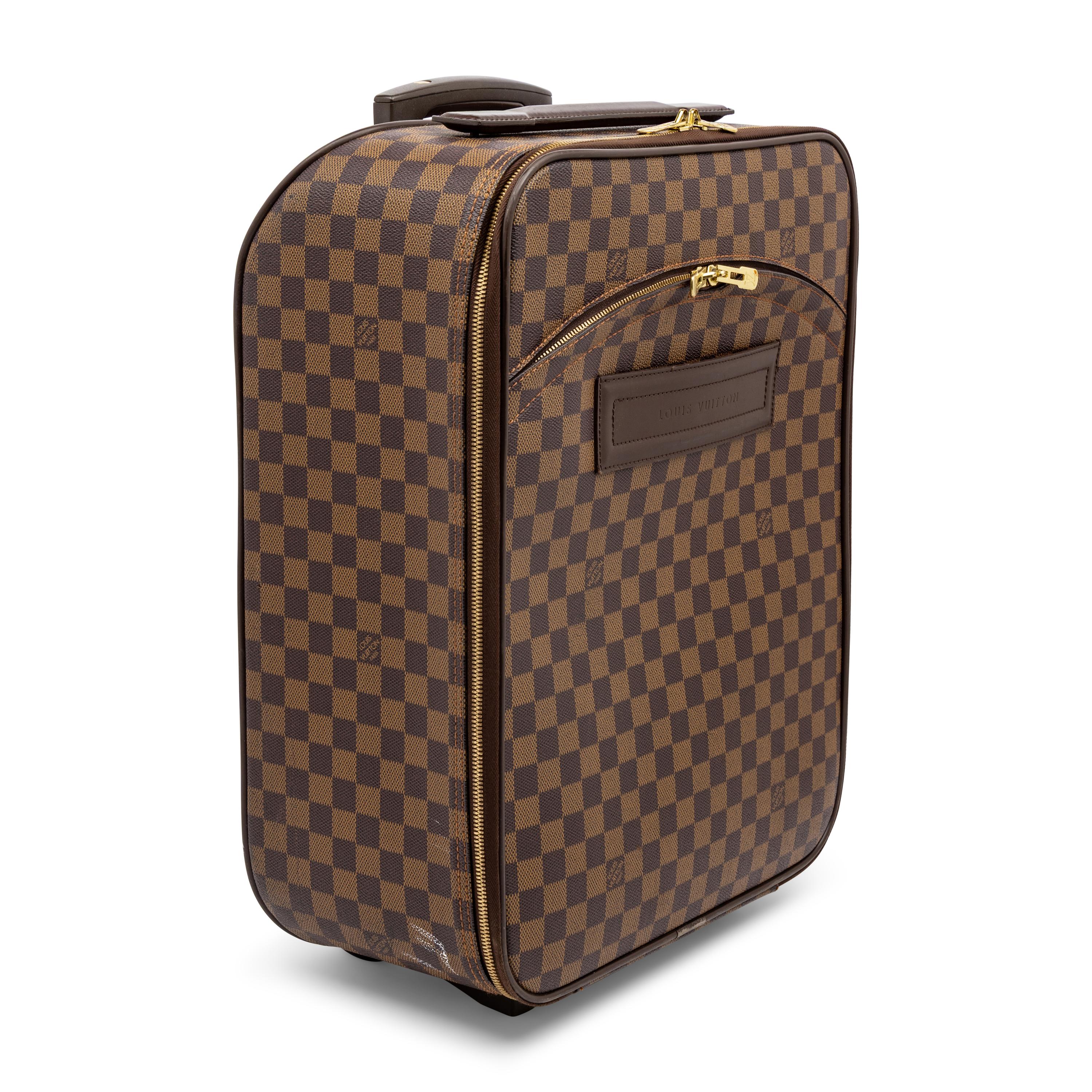 Louis Vuitton, Pegase 45 Rolling Suitcase in Damier Ebene