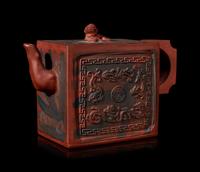 Seven Chinese Yixing Zisha Pottery Teapots