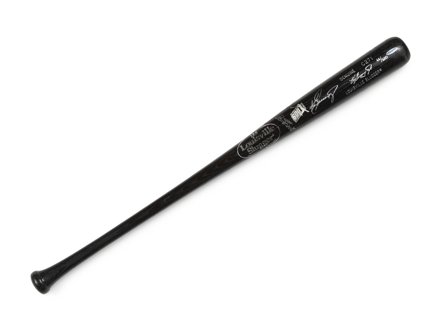 A Ken Griffey Jr. Signed Autograph 600 Home Run Commemorative Baseball Bat (Upper Deck Authenticated)