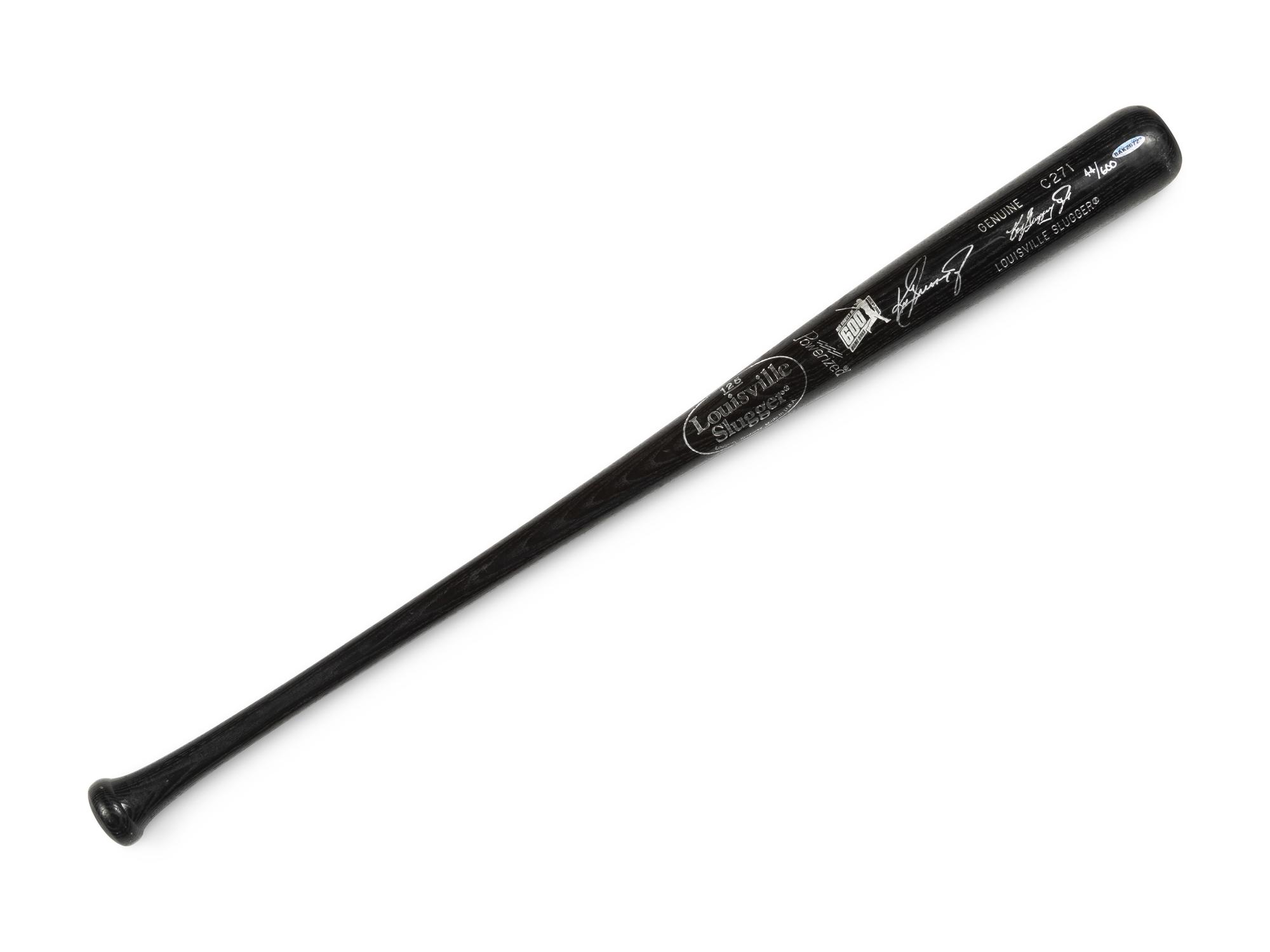 A Ken Griffey Jr. Signed Autograph 600 Home Run Commemorative Baseball Bat (Upper Deck Authenticated)