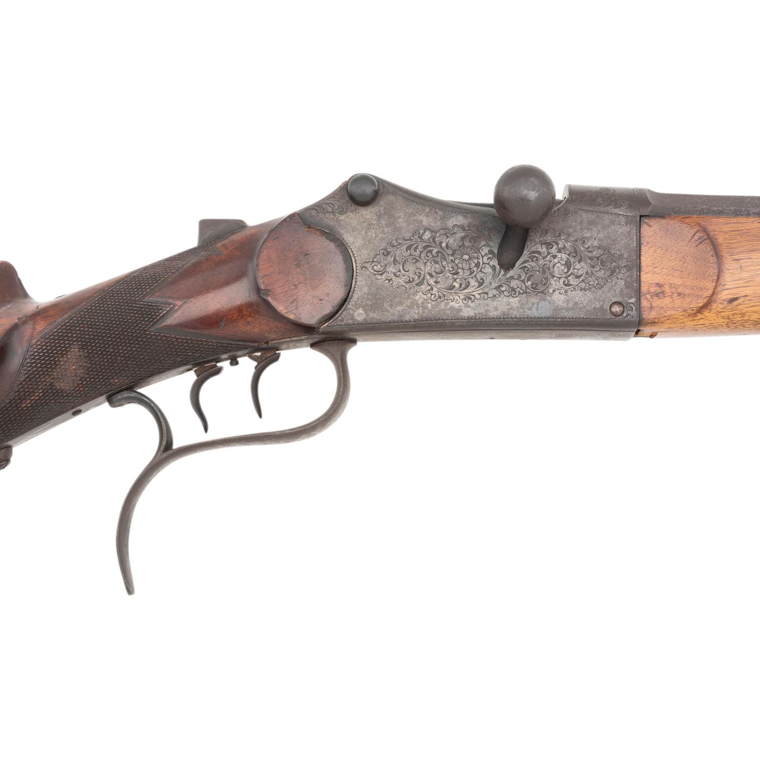 **Martini Style System Friebe Schuetzen Rifle by Pfau & Friebe