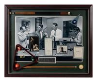 A Rat Pack Signed Autograph Presentation Formerly Displayed at Mike Ditka’s Restaurant