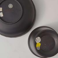 Two Wedgwood Black Basalt Keith Murray (1892-1981) Designed Items UK, 1930s