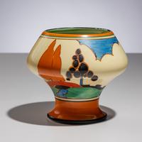 Clarice Cliff (English, 1899–1972) — Kew pattern Vase