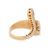 YELLOW GOLD AND DIAMOND RING