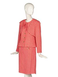 Chanel Red and White Skirt Suit, Spring 2008