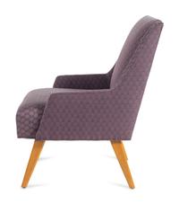 A Pair of Contemporary Upholstered Lounge Chairs