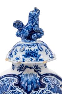 Four Delft Ceramic Vases