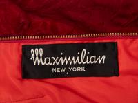 Maximilian Red Broadtail Top
