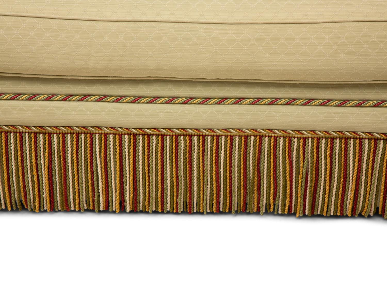 A Button-Tufted Sofa with Scalamandré Upholstery
