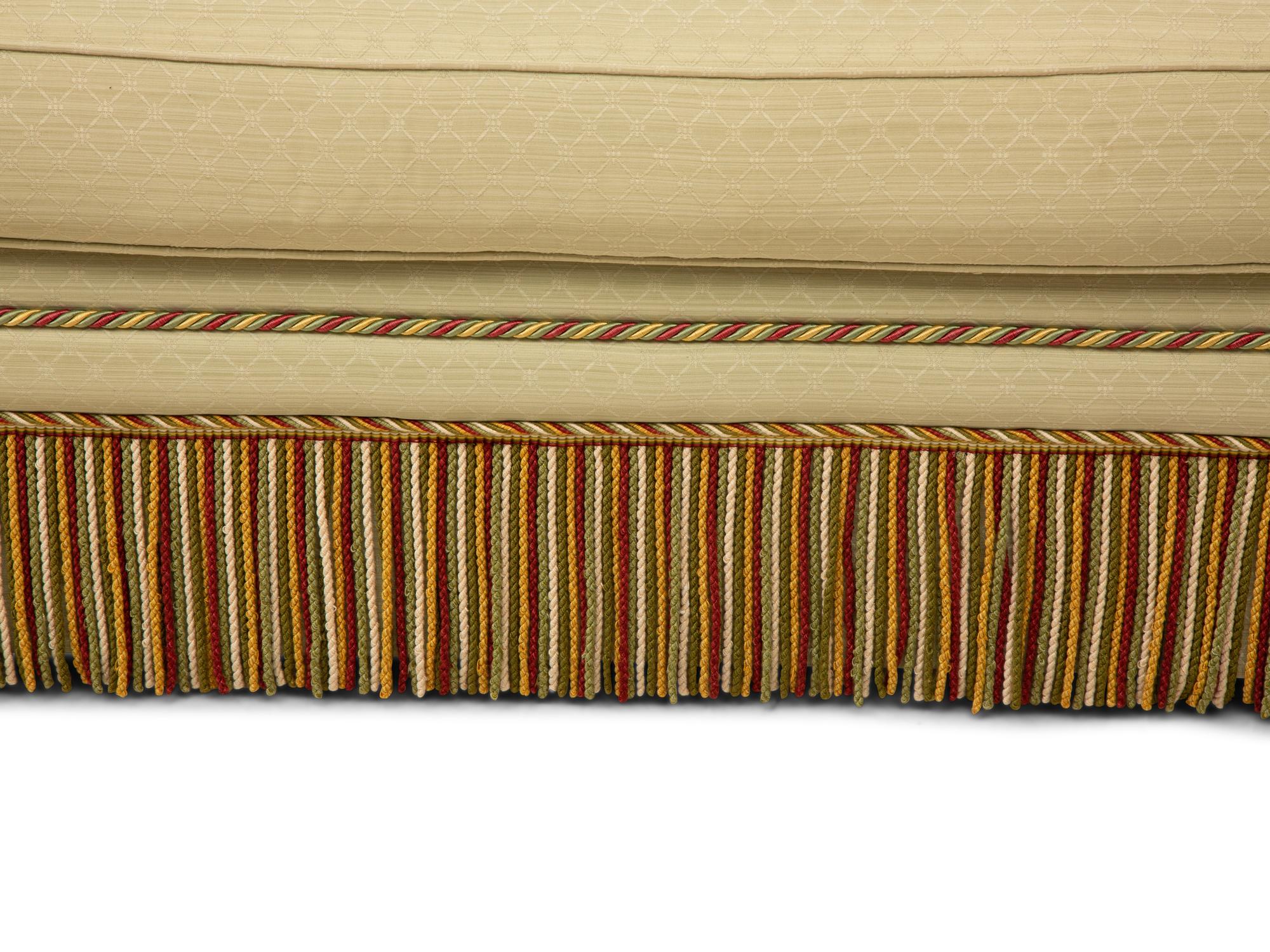 A Button-Tufted Sofa with Scalamandré Upholstery