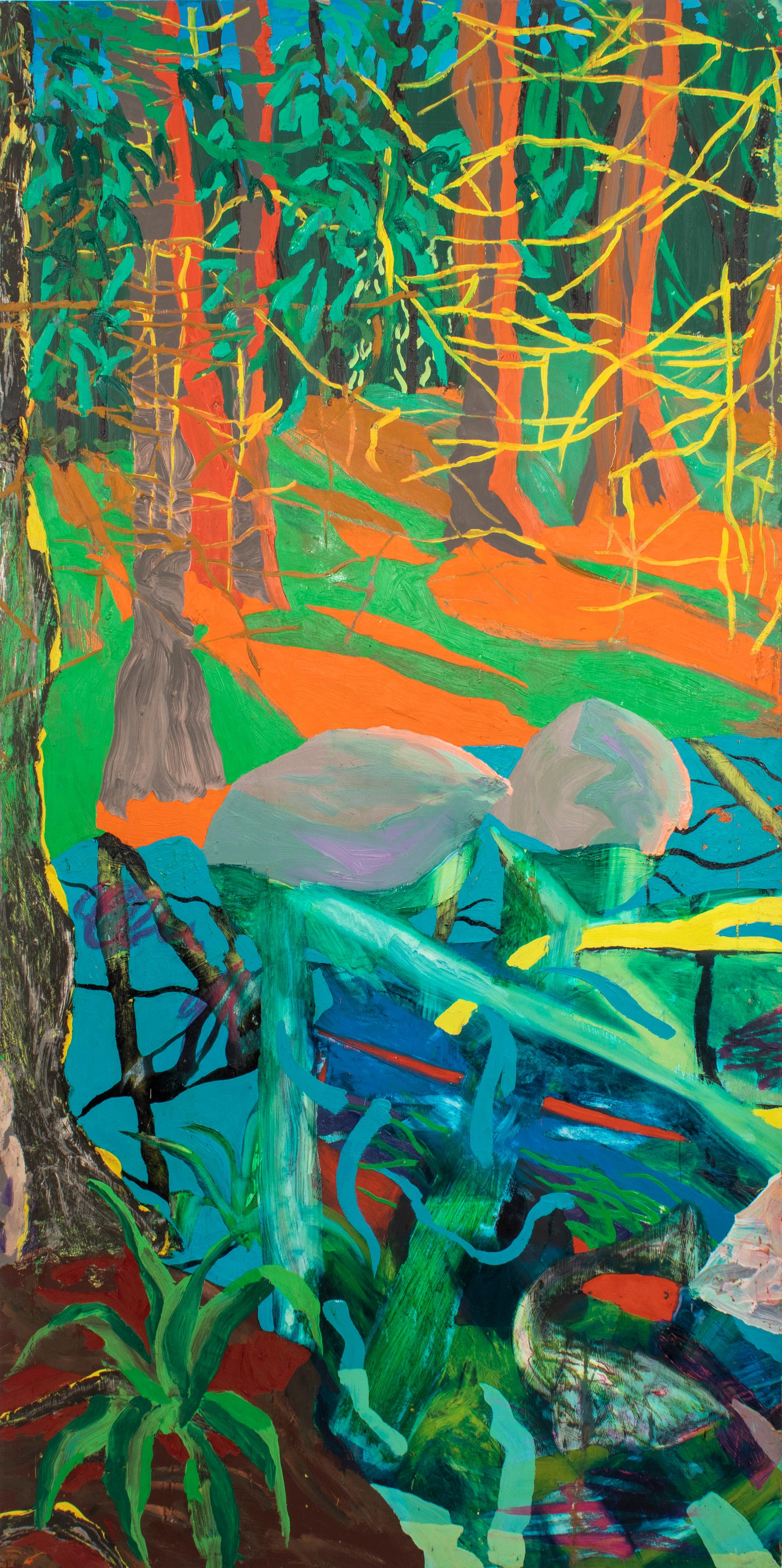 Gary Buch , (American, b. 1954) — Woodlands, Triptych
