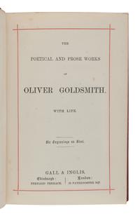 [FORE-EDGE PAINTINGS]. A group of 3 works containing fore-edge paintings, comprising: