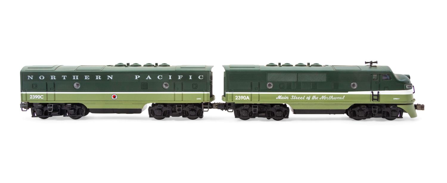 A Polychrome HO-Gauge Northern Pacific: Main Street of the North West Two-Car Diesel Locomotive
