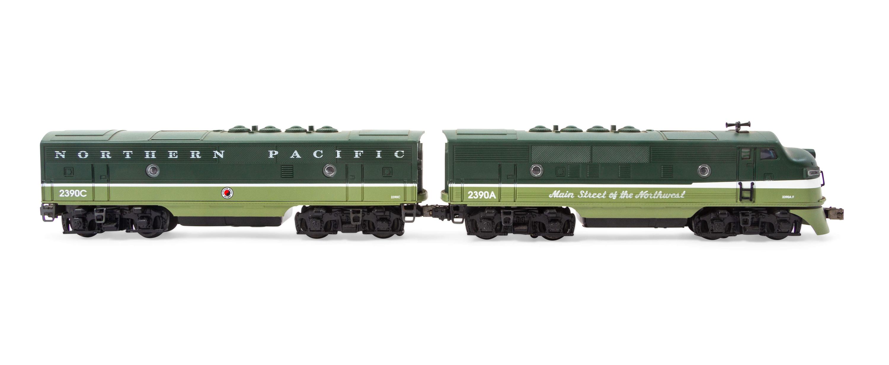 A Polychrome HO-Gauge Northern Pacific: Main Street of the North West Two-Car Diesel Locomotive