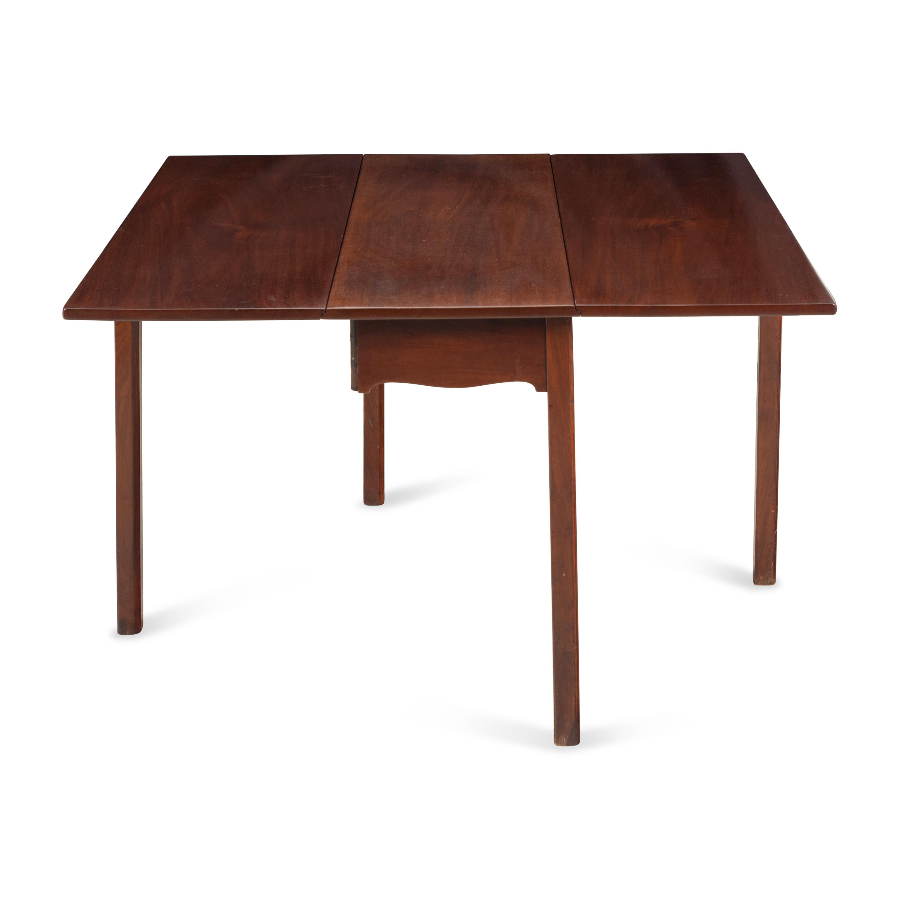 A George III Mahogany Drop-Leaf Table