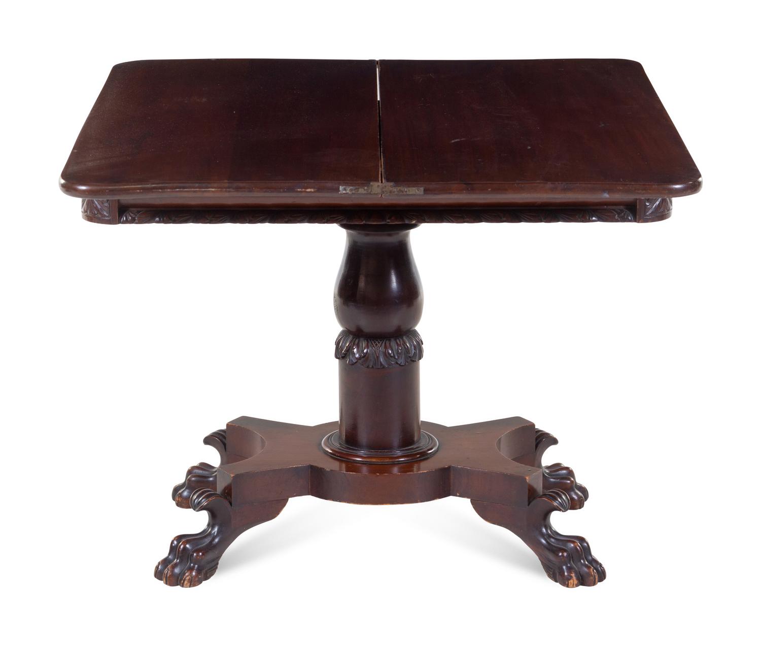 A Classical Mahogany Game Table