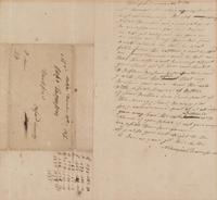 THOMPSON, OAKS. Two autogaphed letters to Oaks Thompson of North Hartford Maine, 1811 and 1817.