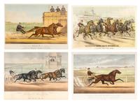[HORSE RACING SCENES] -- CURRIER and IVES, publishers -- After John Cameron, J. McAuliffe, or Louis Maurer