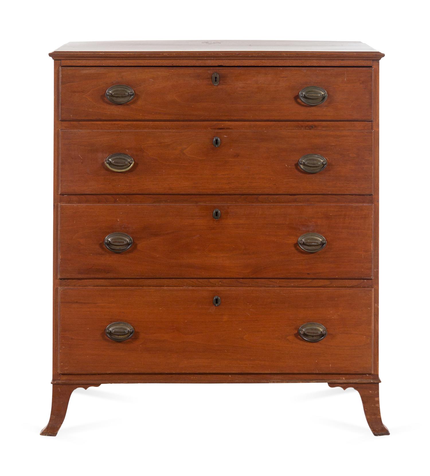 A Federal Cherry Chest of Drawers