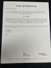 A 1949 Chicago White Sox Team Signed Autograph Baseball (JSA Auction Letter),